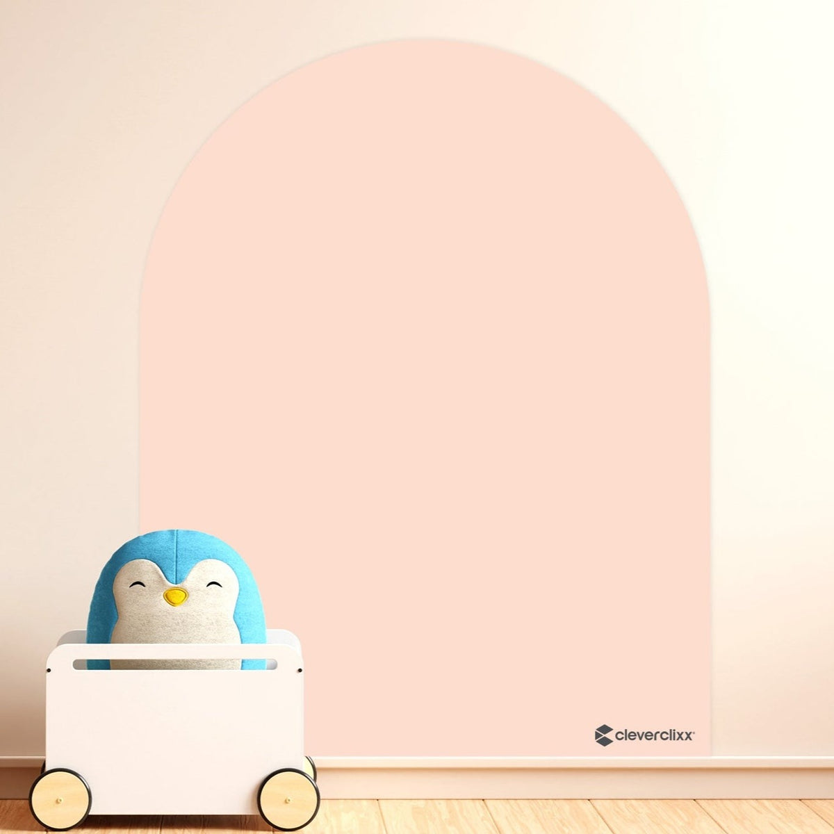 Cleverclixx® Magnetická samolepka na zeď 95x75 cm Dream Pink
