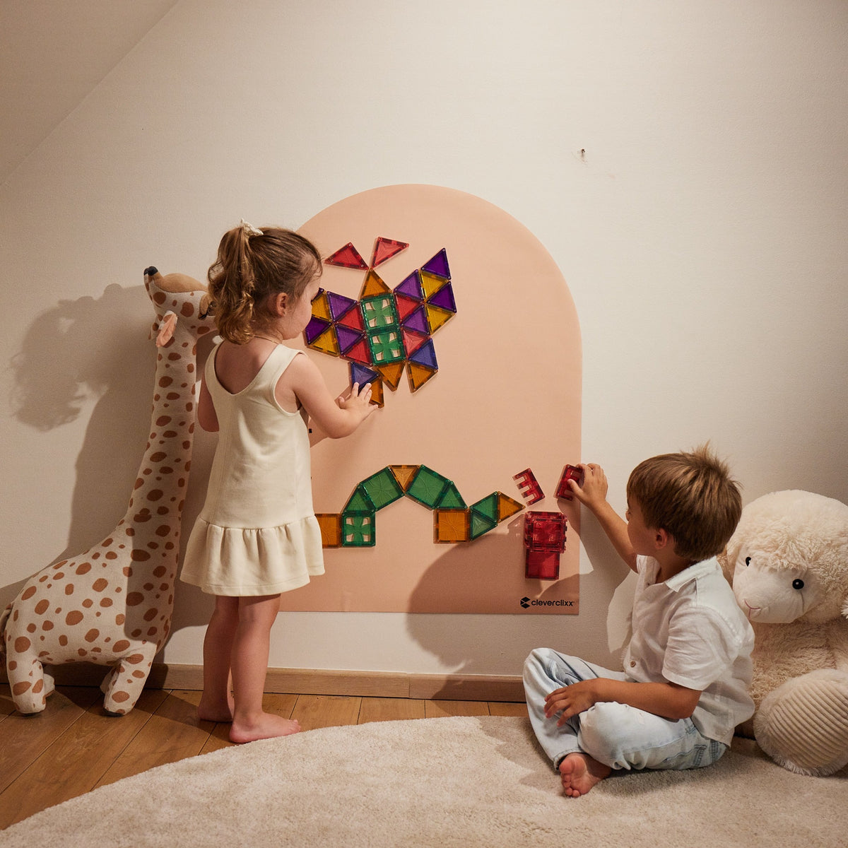 Cleverclixx® Magnetic Wall Sticker 95x75 cm Soft Nude