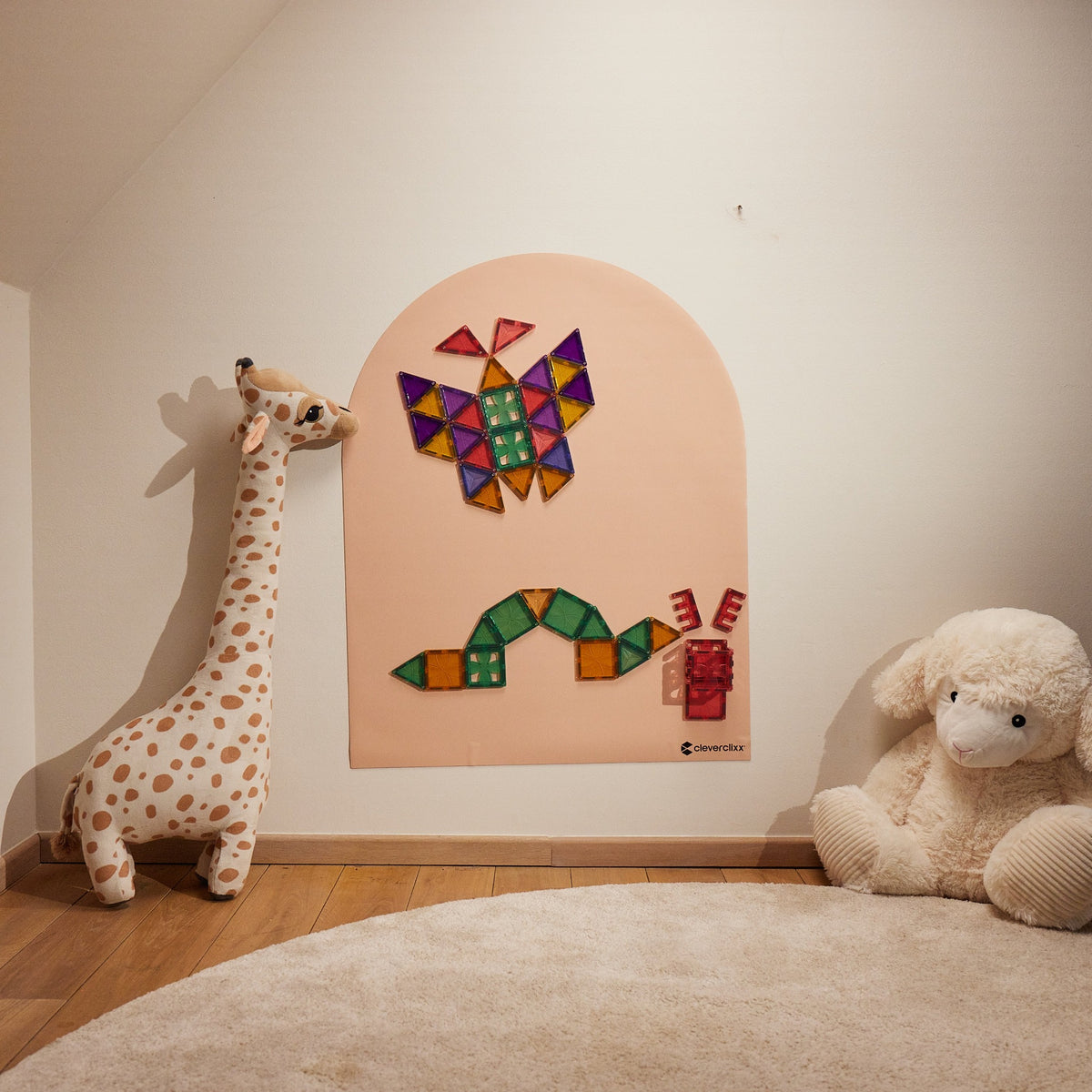 Cleverclixx® Magnetic Wall Sticker 95x75 cm Soft Nude