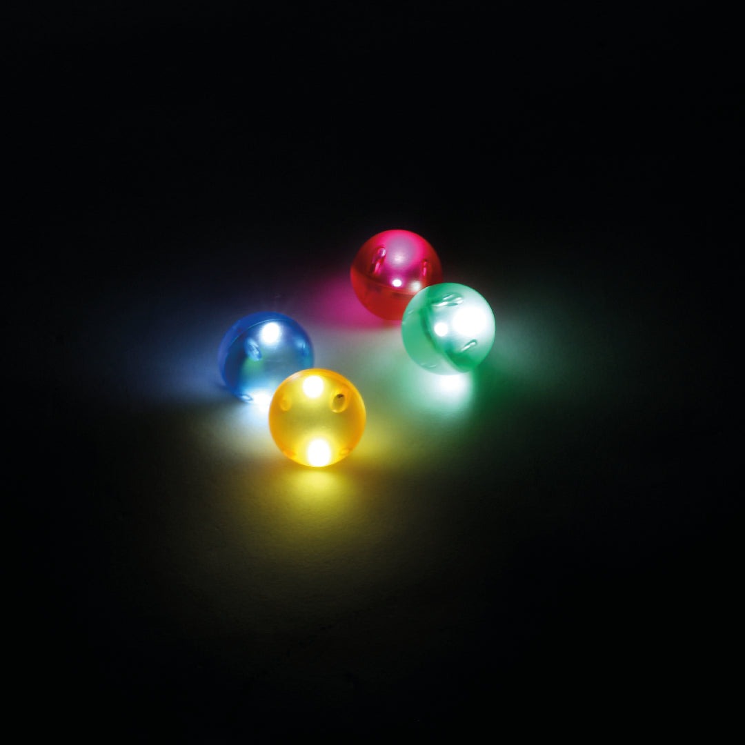 Cleverclixx® Glowing Balls 4 pack