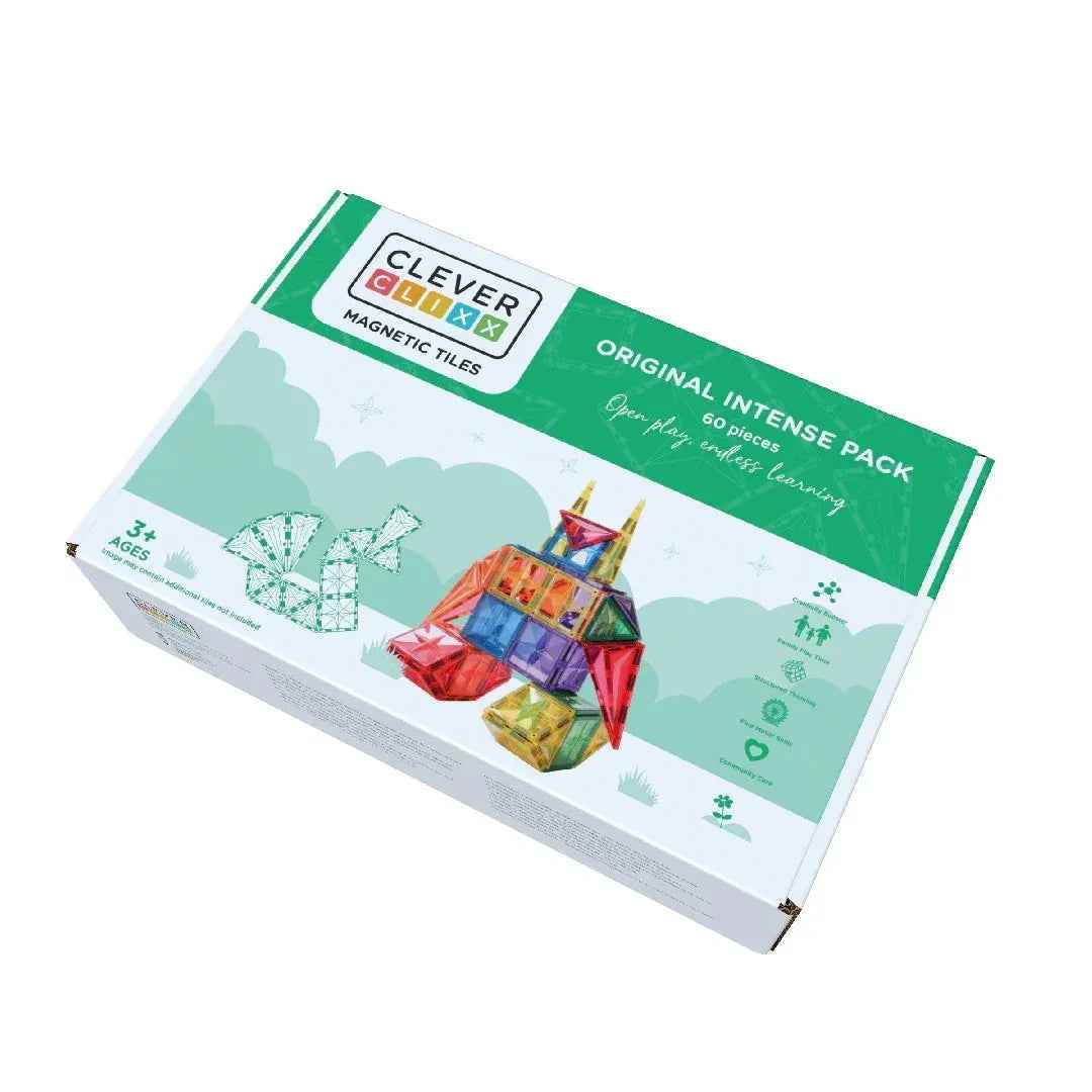 Cleverclixx® Magnetne ploščice Original Pack Intense 60 kos Cleverclixx