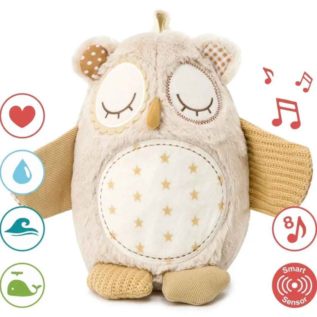 Cloud B® Speča sovica s pomirjujočimi zvoki in senzorjem Nighty Night Owl Cloud B