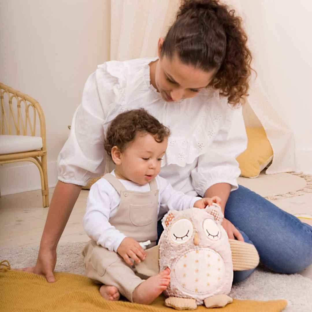 Cloud B® Speča sovica s pomirjujočimi zvoki in senzorjem Nighty Night Owl Cloud B