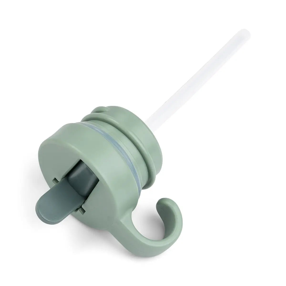Done by Deer® Replacement Lid with Straw Croco Green