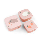Done by Deer® Snack container set Tiny farm Powder