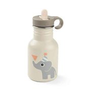 Done by Deer® Kovinska steklenička s slamico Celebration Sand 350 ml Done by Deer