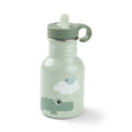 Done by Deer® Metal Straw Bottle Playground Green 350 ml