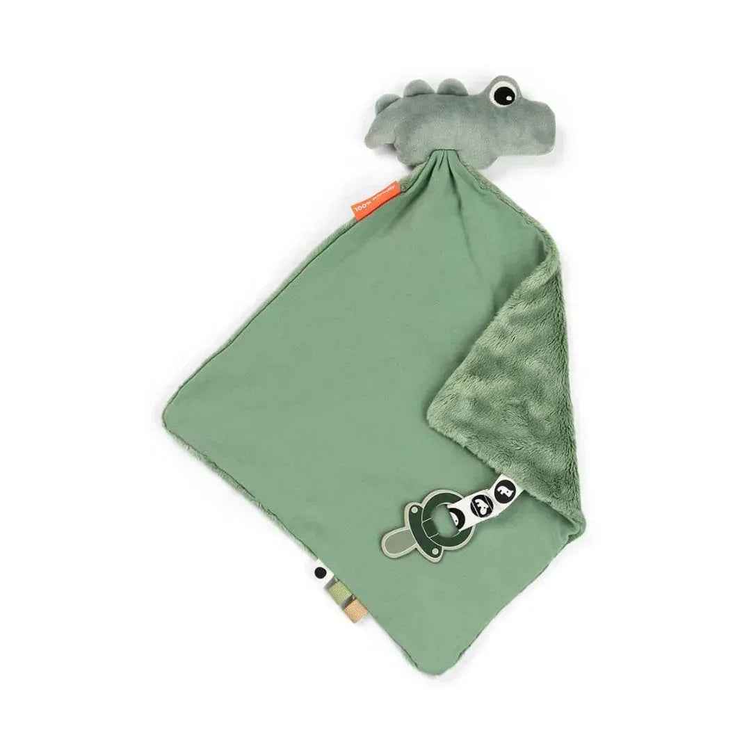 Done by Deer® Ninica s priponko za dudo prijatelj Croco Green Done by Deer