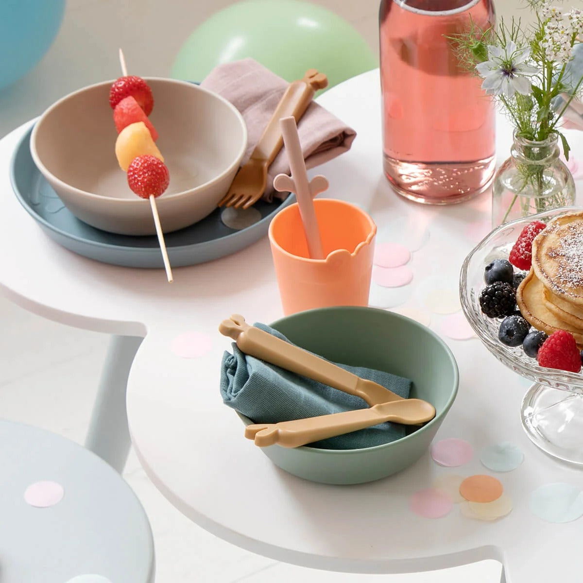Done by Deer® Children's Bowl Kiddish Raffi Green – slika 4