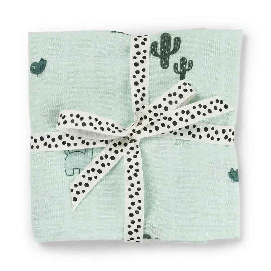 Done by Deer® Povijalna plenička Lalee Blue 120x120 Done by Deer