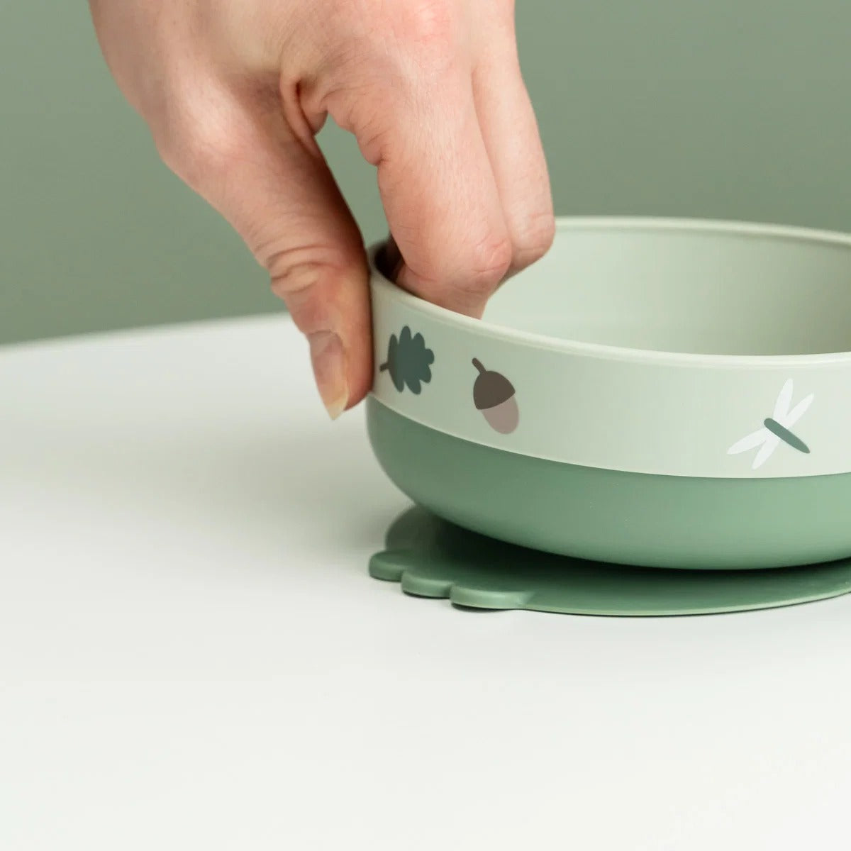 Done by Deer® Foodie dinner set w/360° cup Tiny trails Green – slika 9