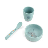 Done by Deer® First feeding set Stick&Stay Celebration Blue