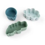 Done by Deer® Set of 3 silicone molds Happy clouds Blue
