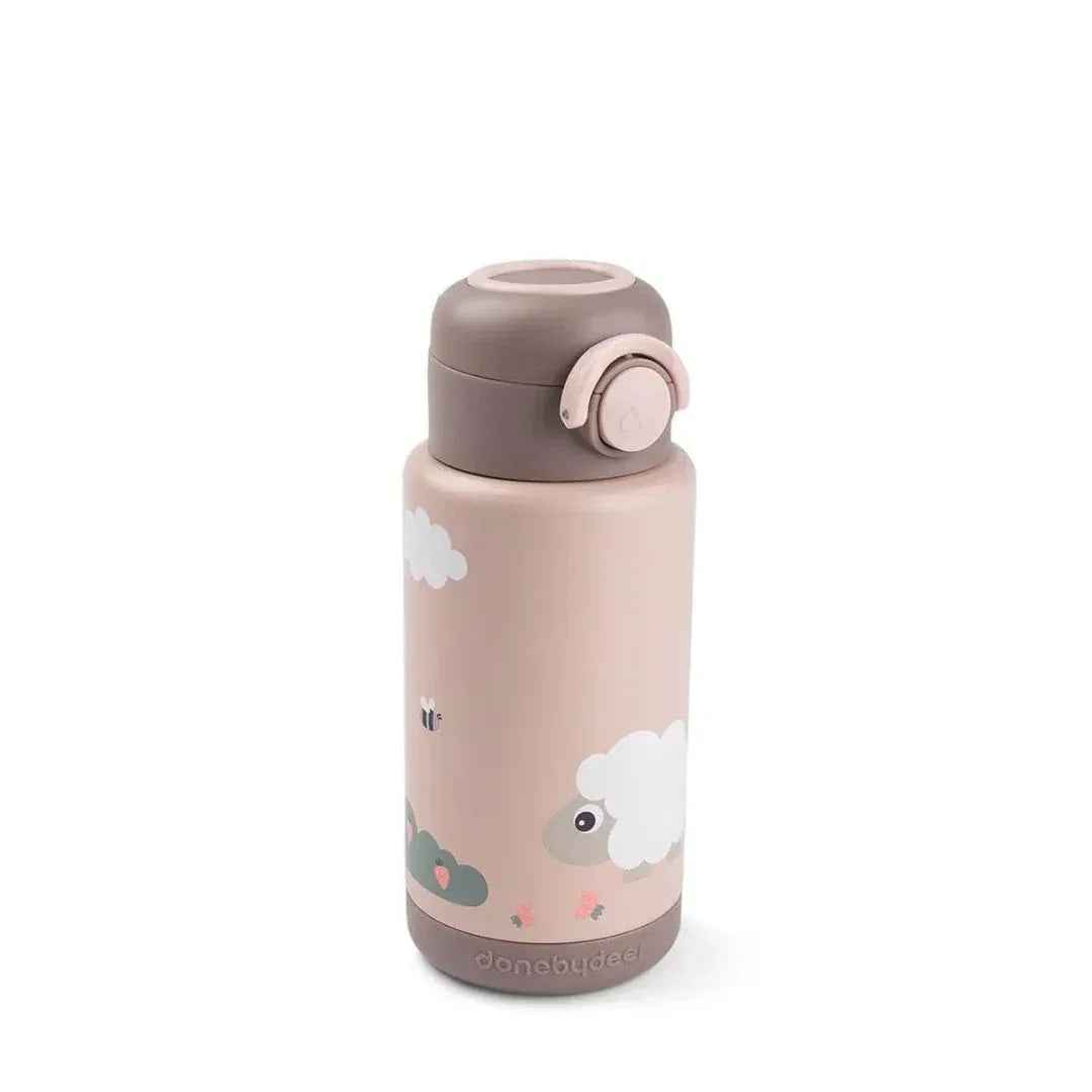 Done by Deer® Termo steklenička 340 ml Tiny farm Powder Done by Deer