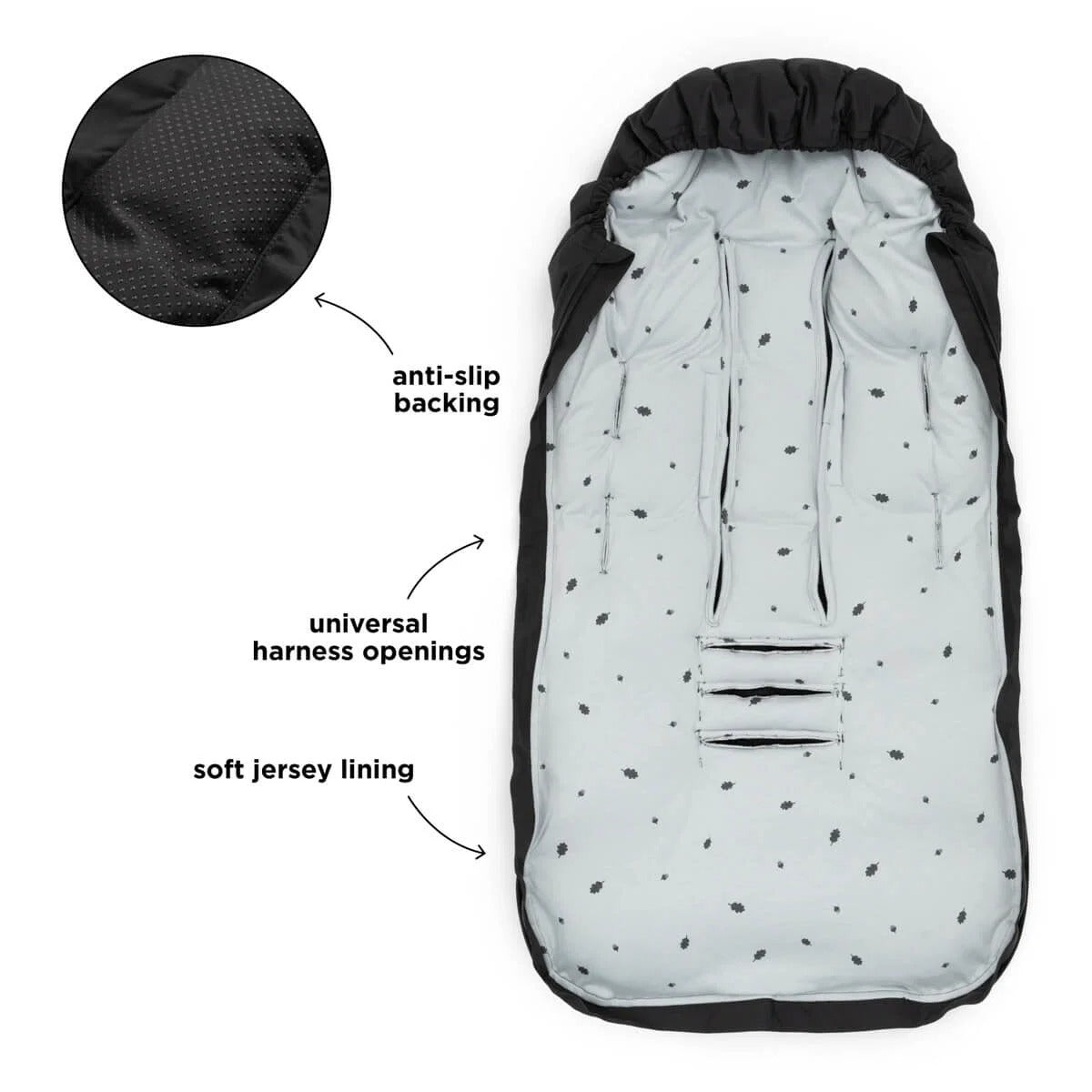 Done by Deer® Footmuff winter  Black – slika 9