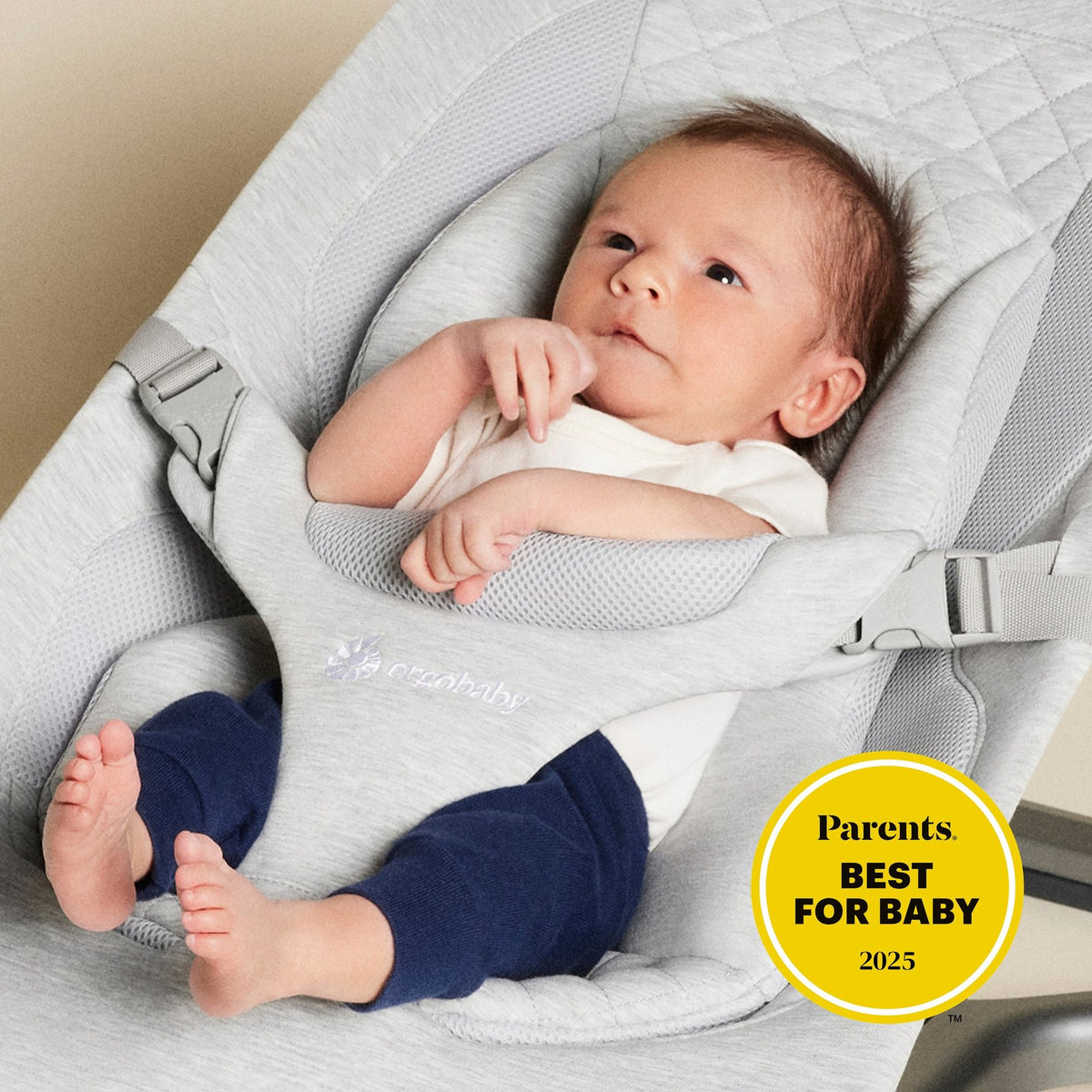 Ergobaby® Evolve Bouncer 3v1 Light Grey – slika 10