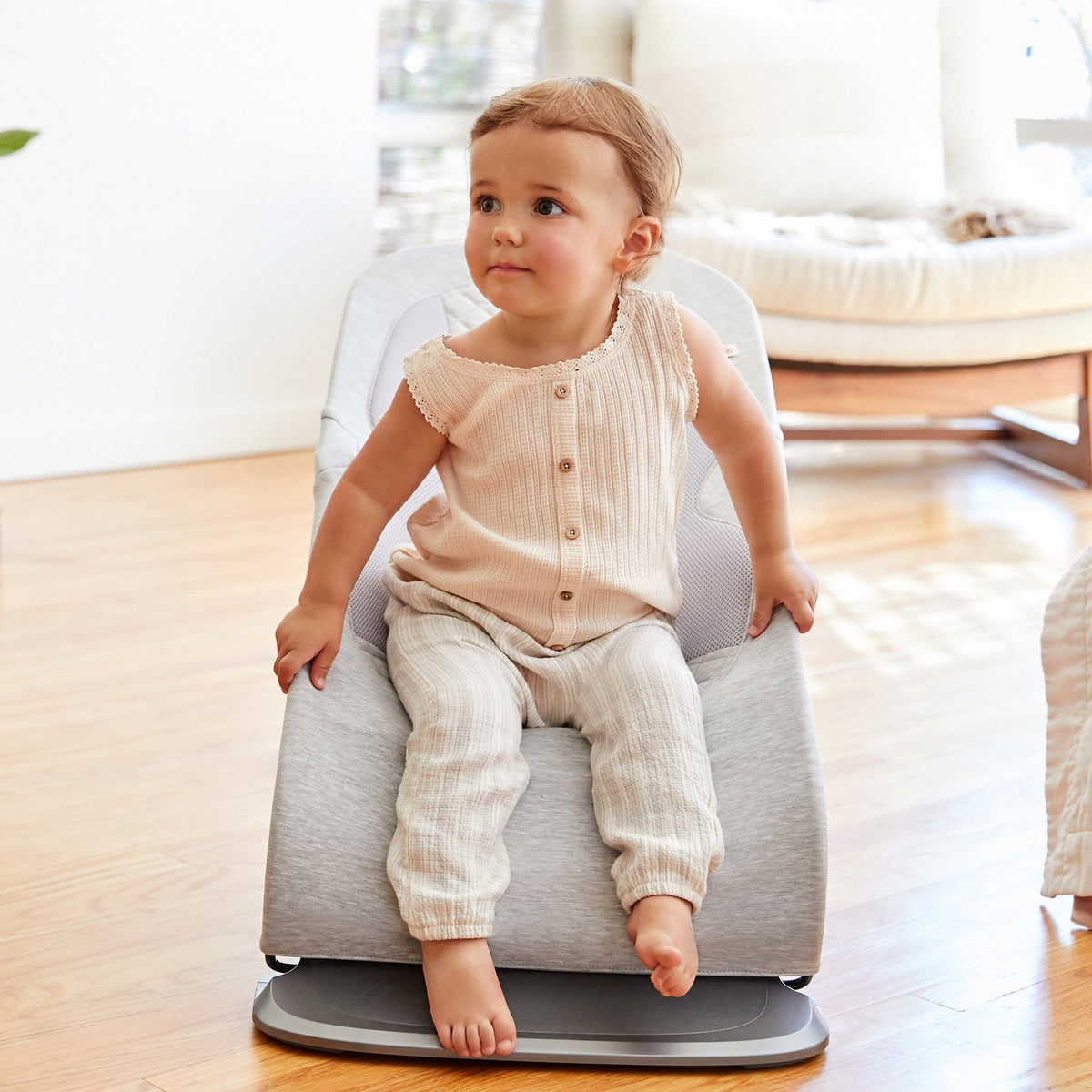 Ergobaby® Evolve Bouncer 3v1 Light Grey – slika 11