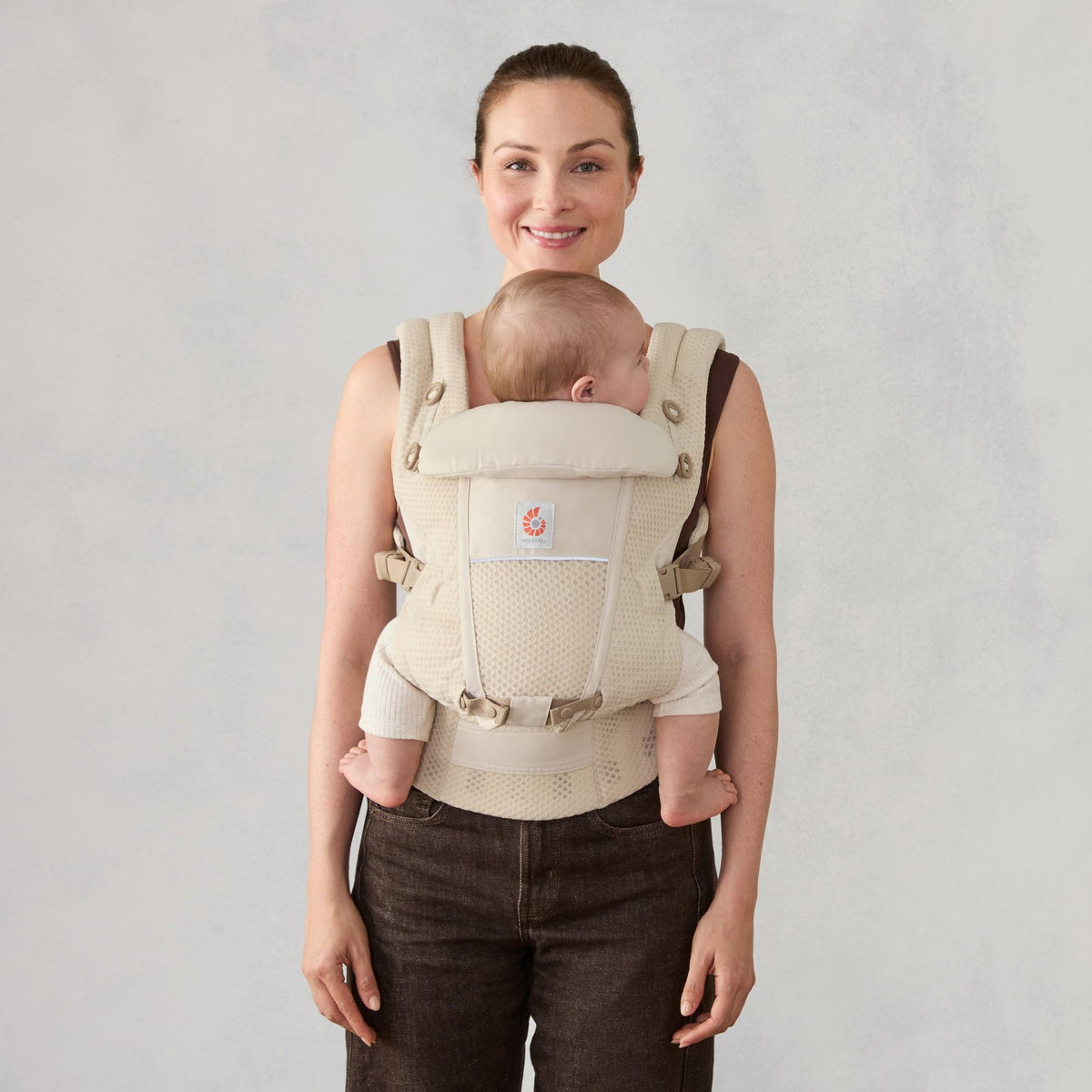 Ergobaby® Baby Carrier Adapt Soft Flex Mesh Natural Beige – slika 4