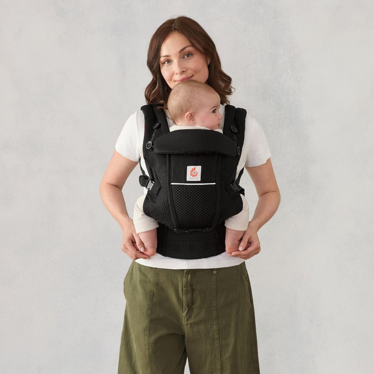 Ergobaby® Baby Carrier Adapt Soft Flex Mesh Onyx Black – slika 4