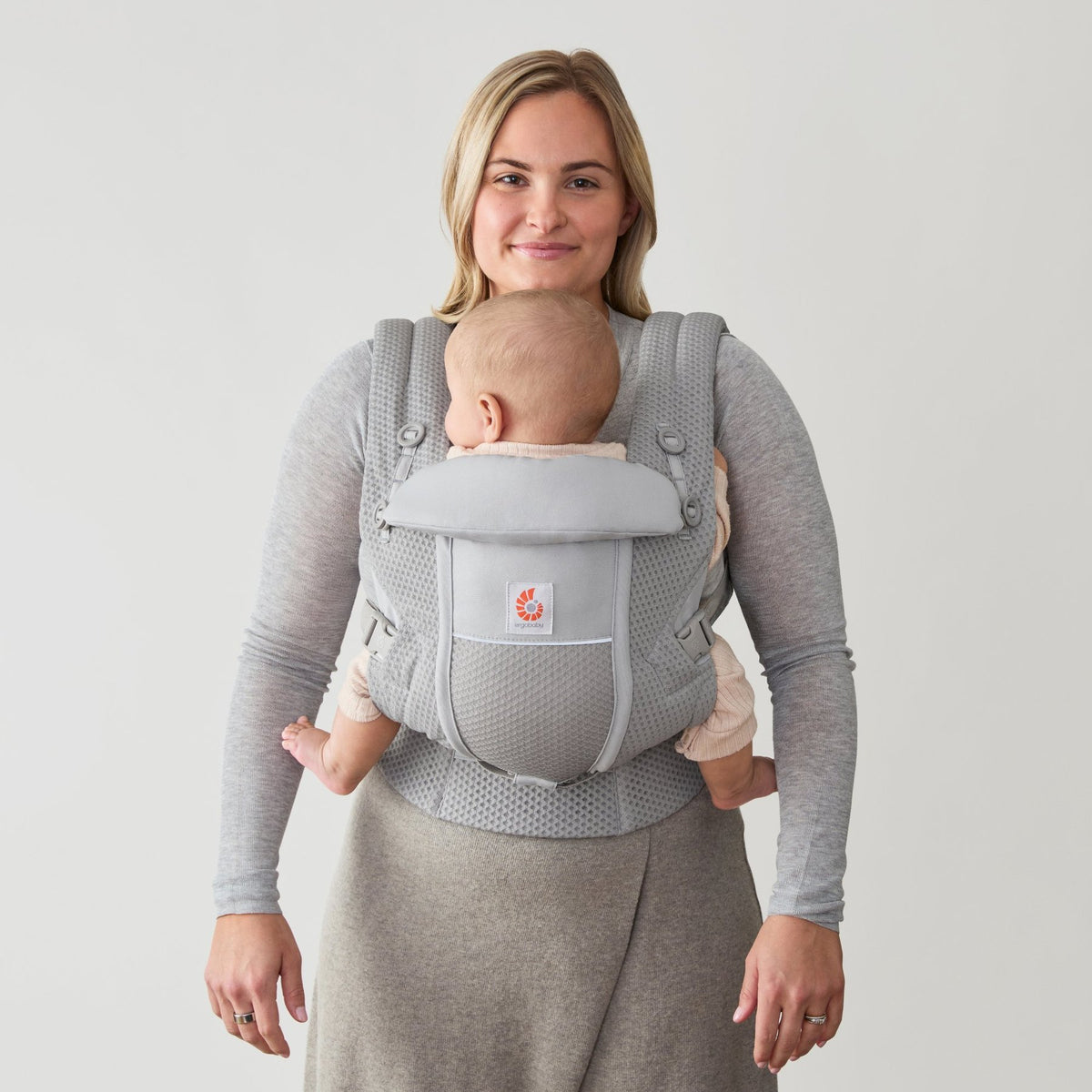 Ergobaby® Baby Carrier Adapt Soft Flex Mesh Pearl Grey – slika 4