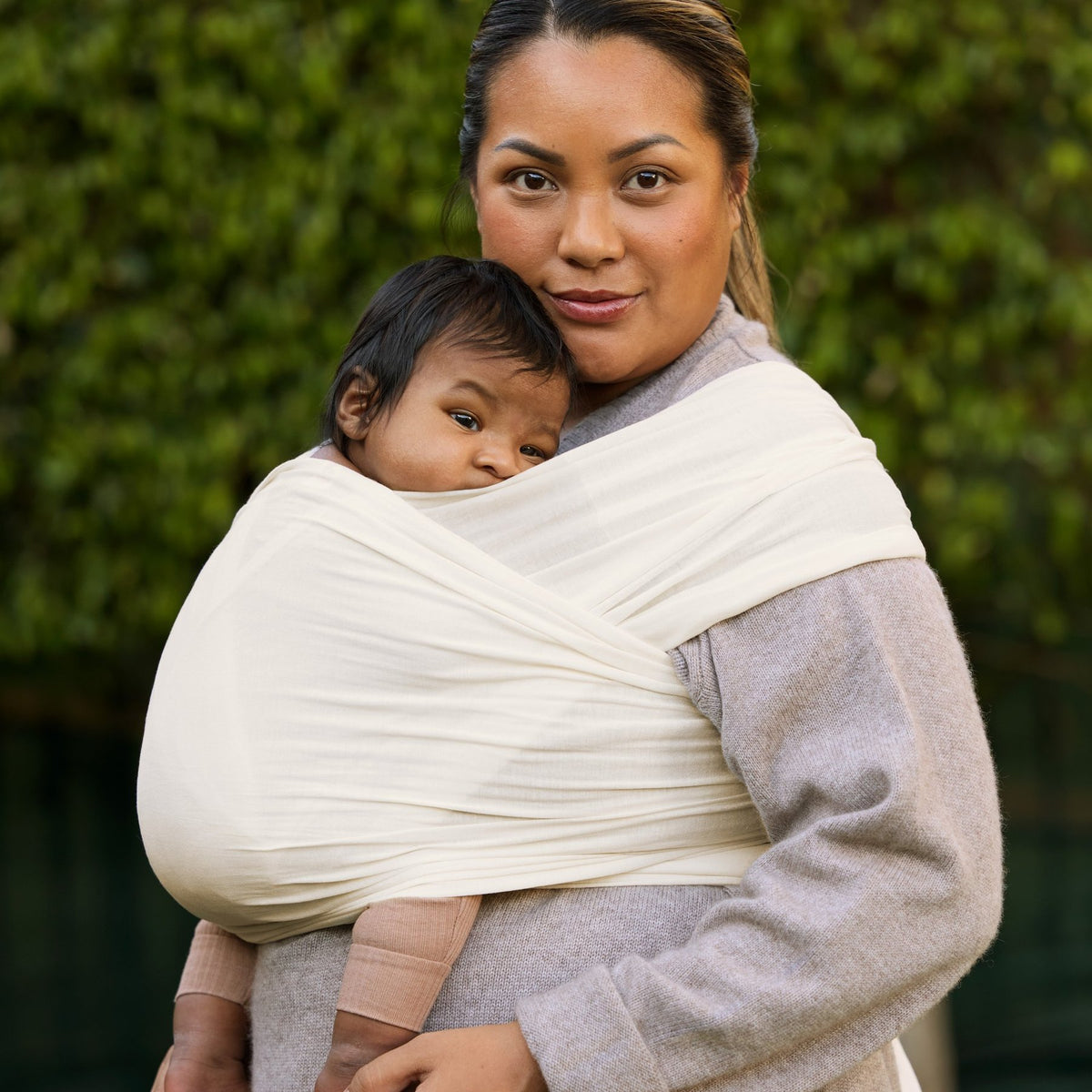 Ergobaby® Aura Wrap Sustainable Knit Cream – slika 10