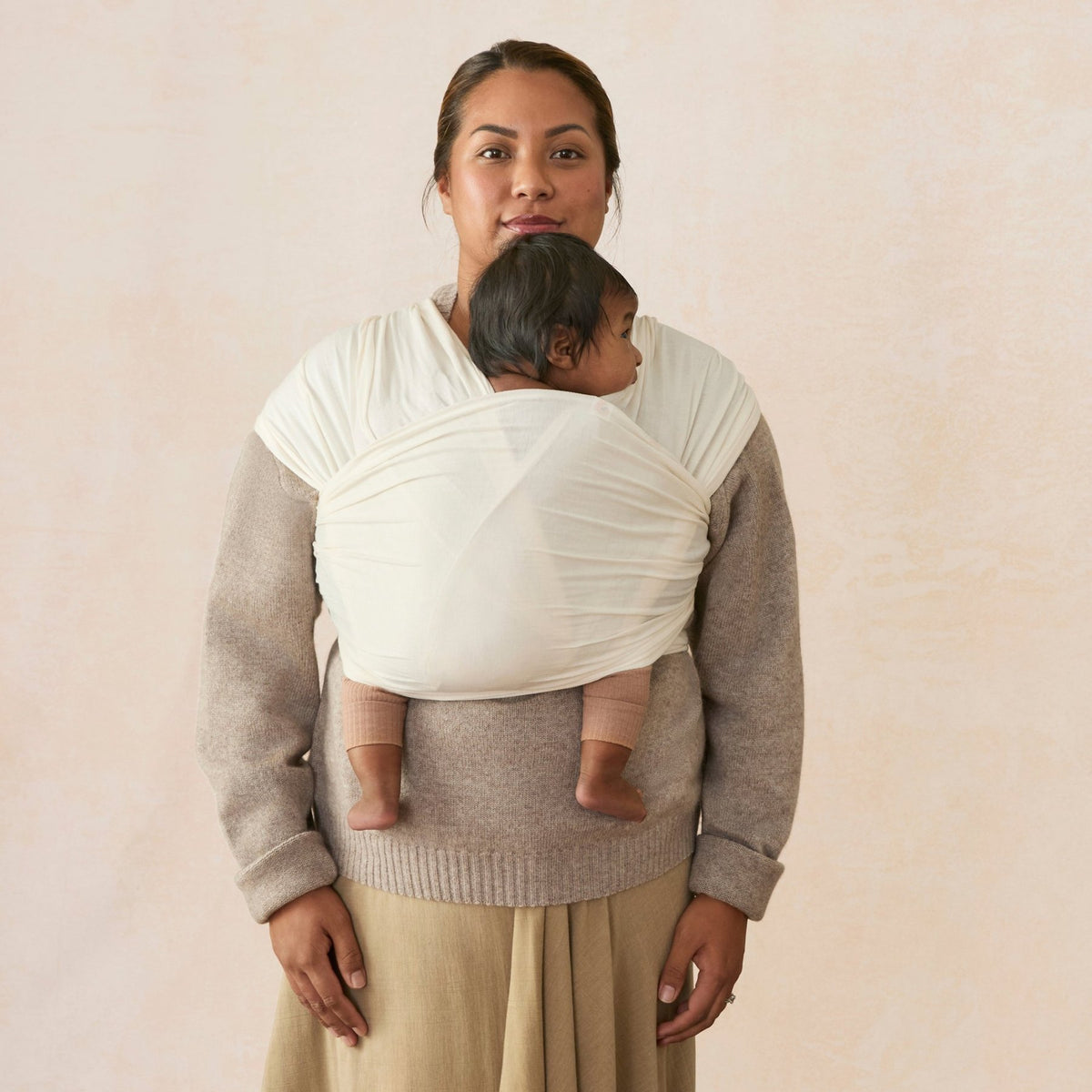 Ergobaby® Aura Wrap Sustainable Knit Cream – slika 3