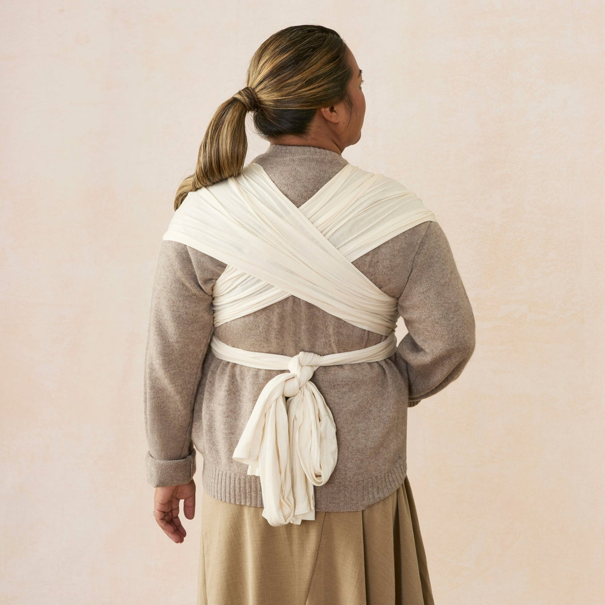 Ergobaby® Aura Wrap Sustainable Knit Cream – slika 2