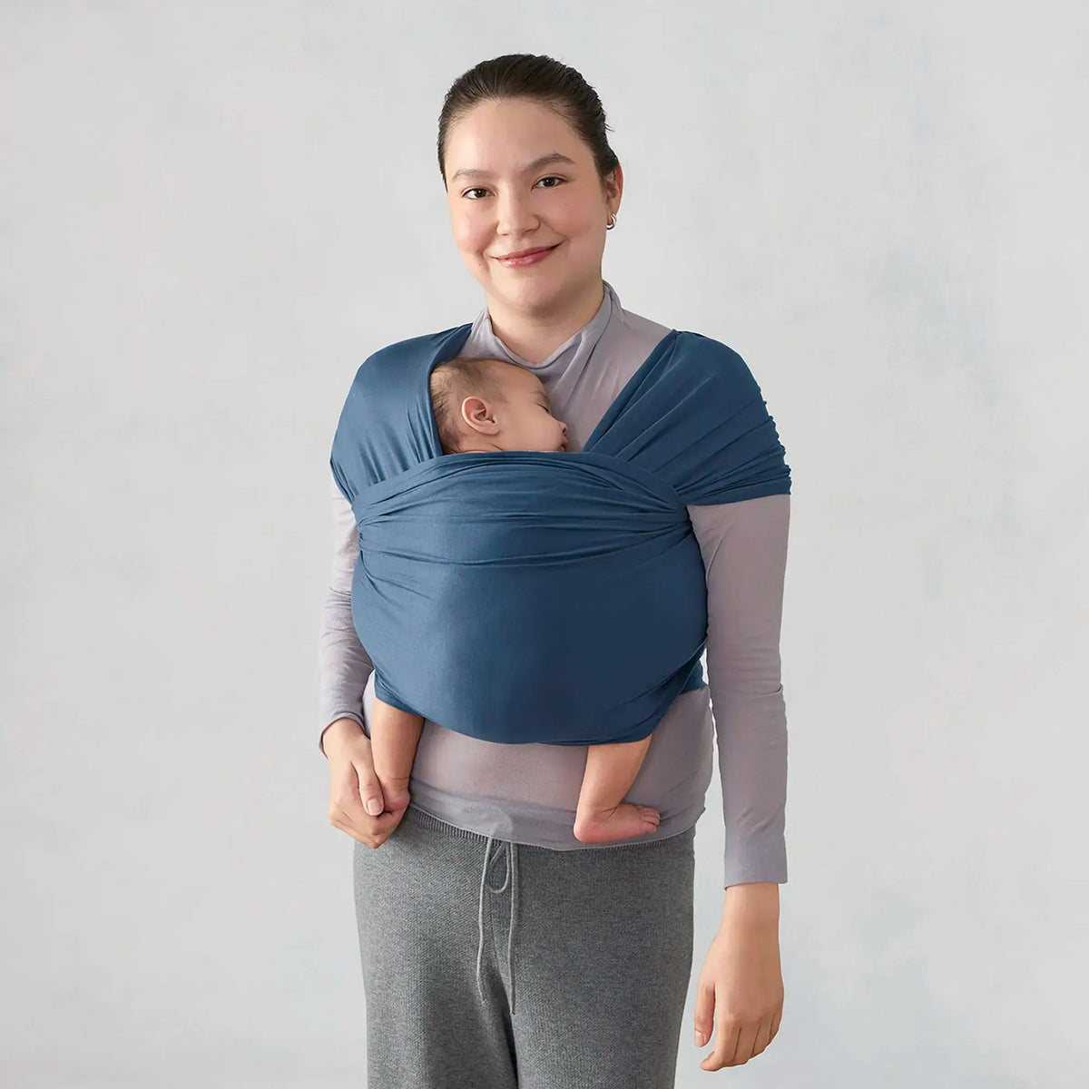 Ergobaby® Baby Carrier Aura Wrap Sustainable Knit Twilight Navy – slika 2