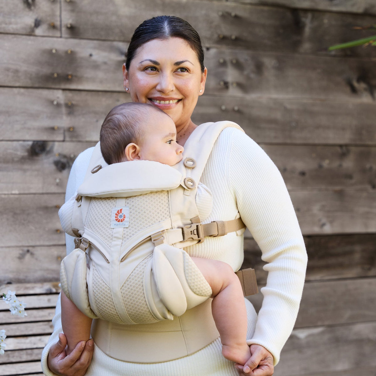 Ergobaby® Baby Carrier Omni Classic Mesh Natural Beige – slika 11