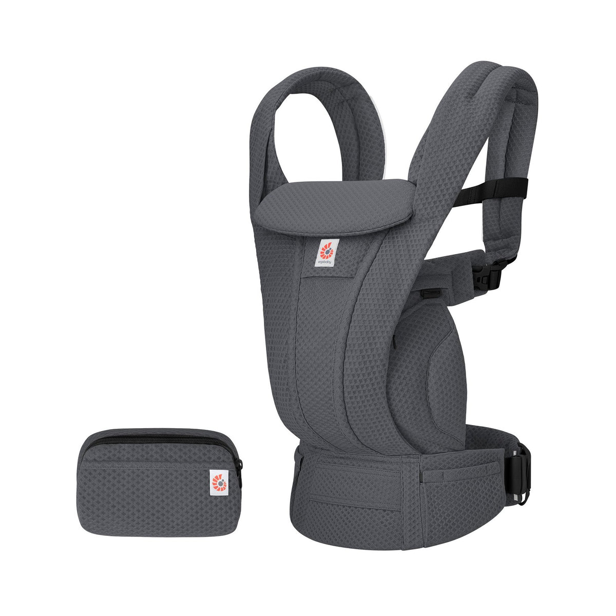 Ergobaby® Baby Carrier Omni Deluxe Mesh Graphite Grey – slika 4