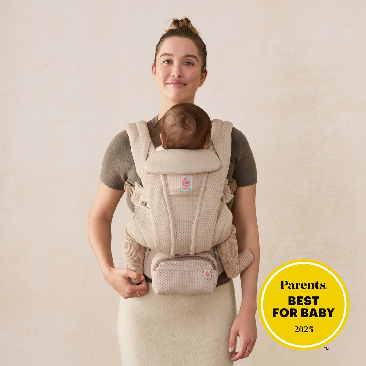 Ergobaby® Baby Carrier Omni Deluxe Mesh Natural Beige – slika 5