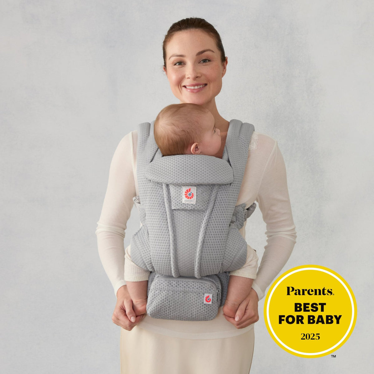 Ergobaby® Baby Carrier Omni Deluxe Mesh Pearl Grey – slika 5