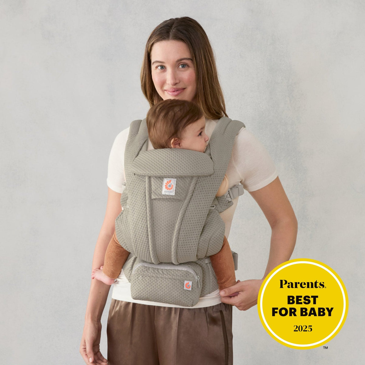 Ergobaby® Baby Carrier Omni Deluxe Mesh Soft Olive – slika 5