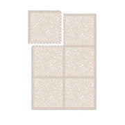 Evibell® Igralna podloga Puzzle 120x180 Leaves Cream Tan Evibell