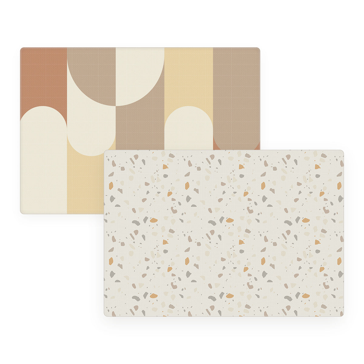 Evibell® Double-sided TPU Foam Play Mat 140x200 Confetti/Terracotta – slika 4