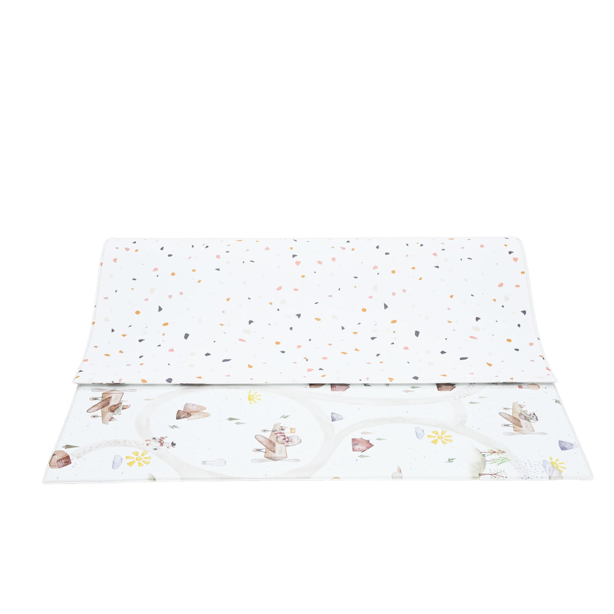 Evibell® Double-Sided Play Mat made of TPU Foam 140x200 Terrazzo/Wanderlust – slika 4