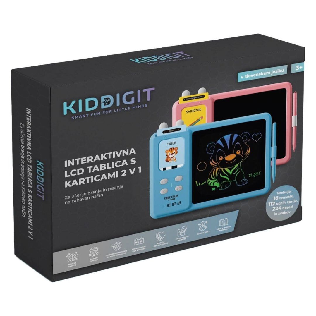 Free2Play® Interaktivní LCD tablet s kartami 2v1 Pink – slika 7