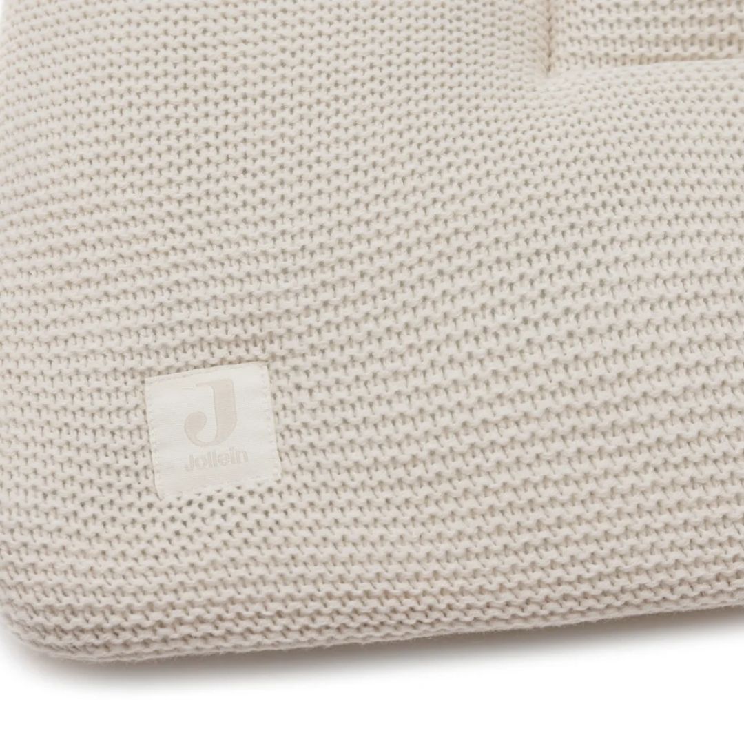 Jollein Igralna podloga Basic Knit Oatmeal 75x95cm – slika 3