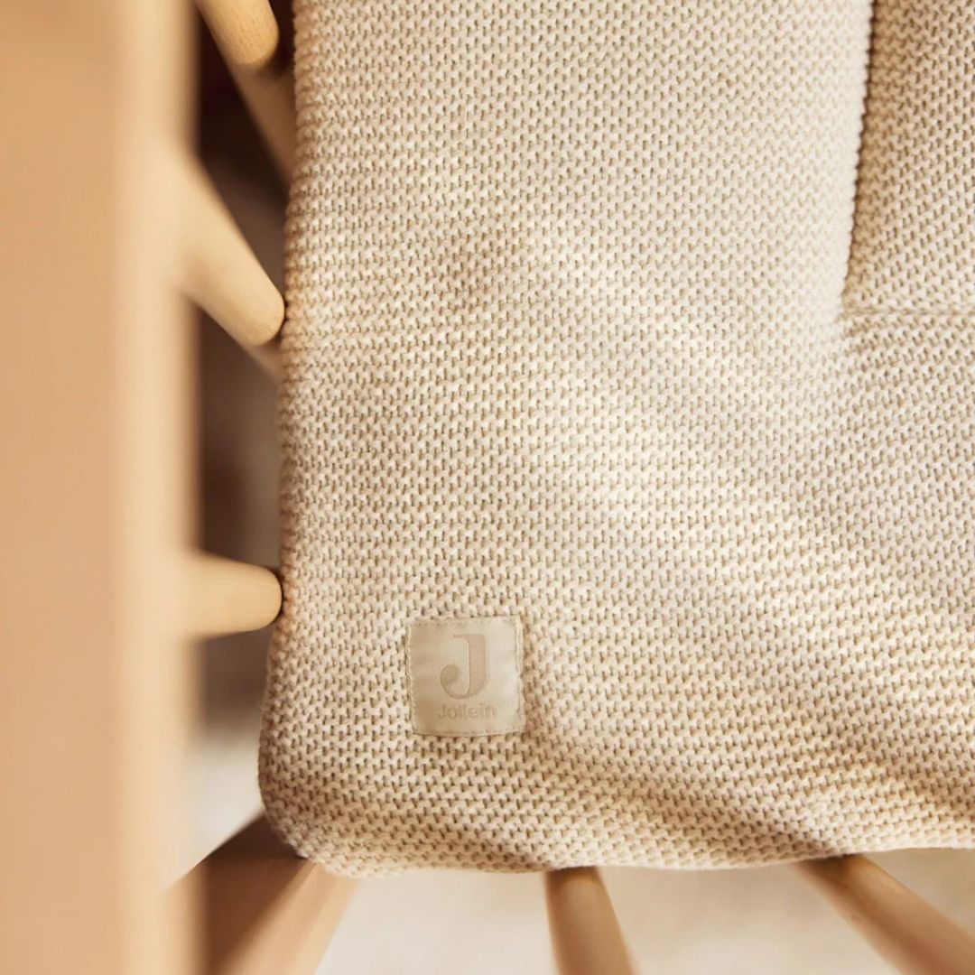 Jollein Igralna podloga Basic Knit Oatmeal 75x95cm – slika 4