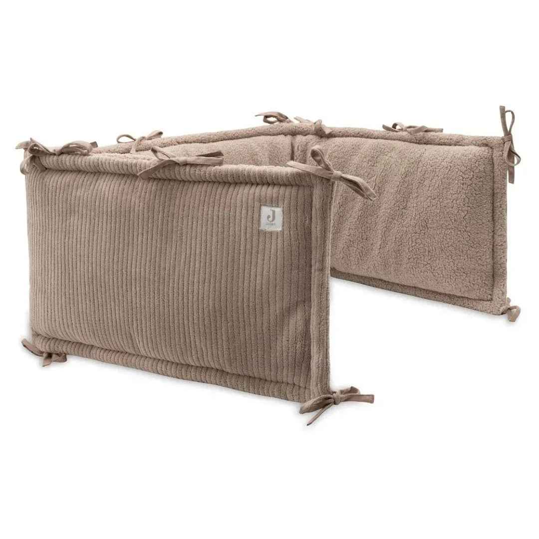 Jollein® Obroba za posteljico Cloudy Rib 180x30 Milky Coffee Jollein