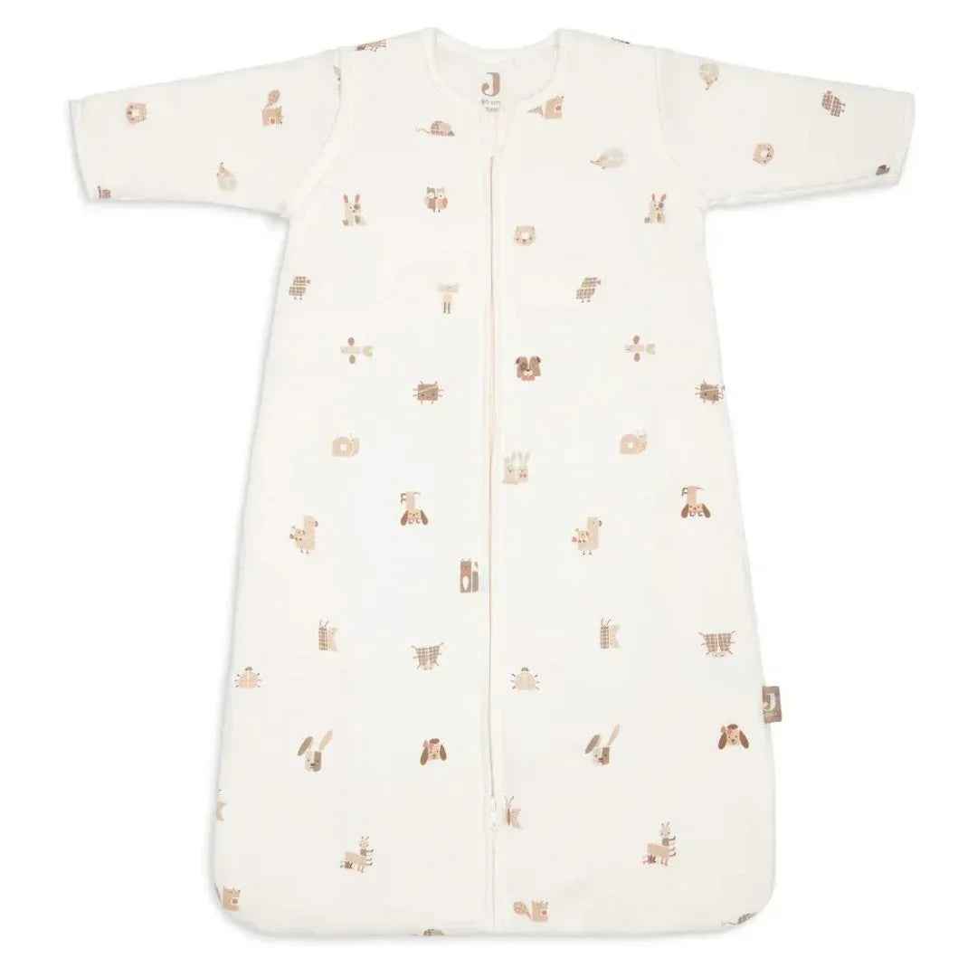 Jollein® Otroška spalna vreča s snemljivimi rokavi 70cm Animal Friends TOG 3.5 Jollein
