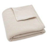 Jollein® Bavlněná dečka 75x100 Basic Knit Oatmeal/Velvet