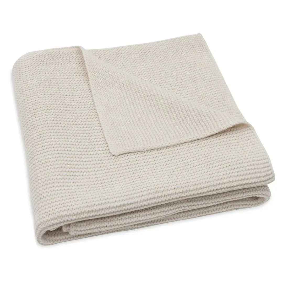 Jollein® Bombažna odejica 75x100 Basic Knit Oatmeal Jollein