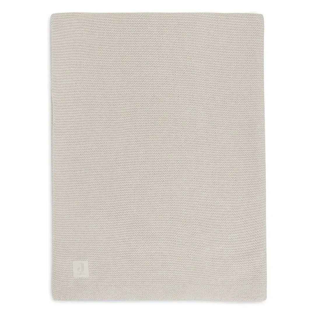 Jollein® Bombažna odejica Basic Knit Oatmeal 100x150 Jollein