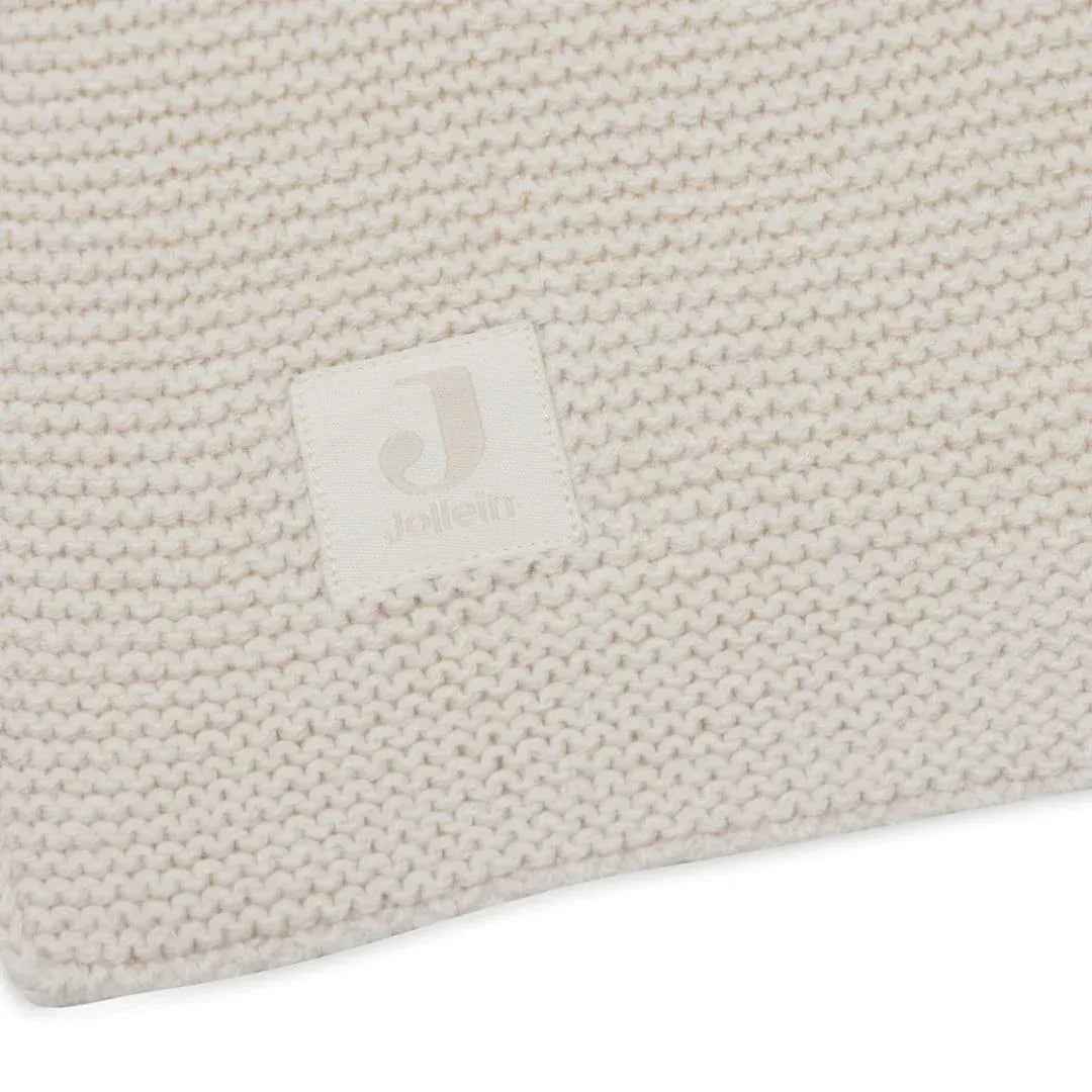 Jollein® Bombažna odejica 75x100 Basic Knit Oatmeal Jollein