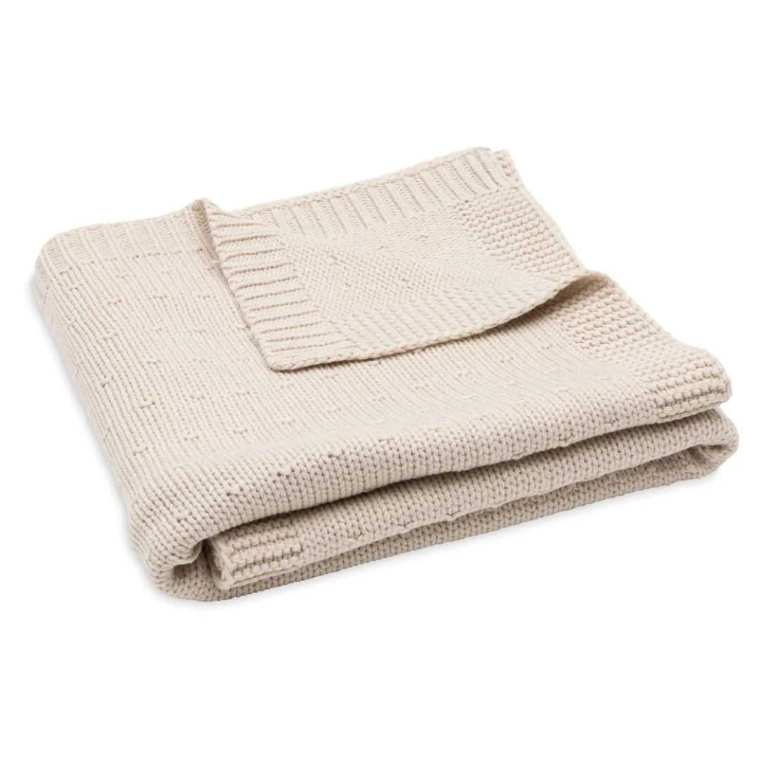 Jollein® Cotton blanket Sprinkle Knit Sand 100x150