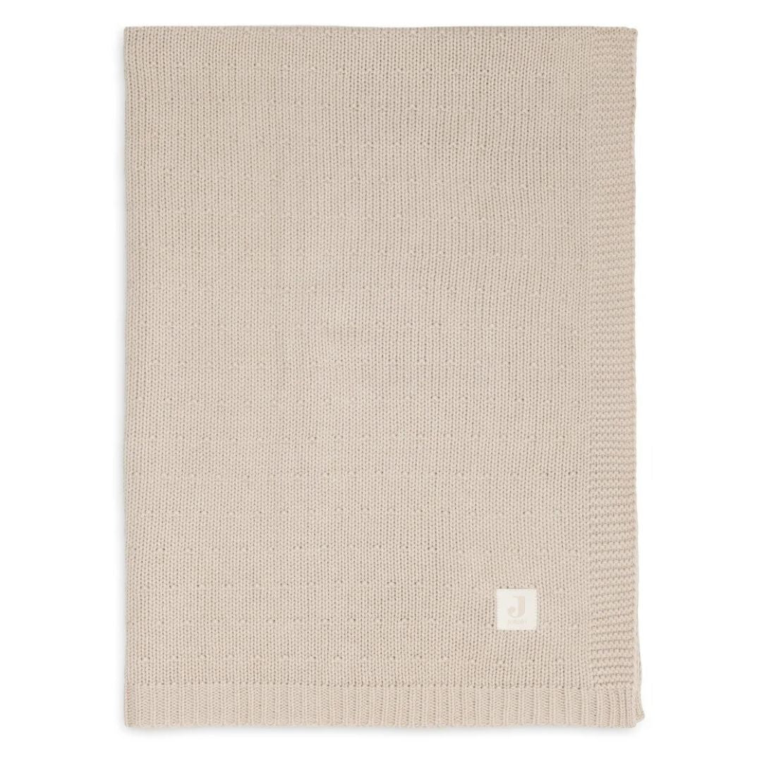 Jollein® Cotton blanket Sprinkle Knit Sand 100x150 – slika 2