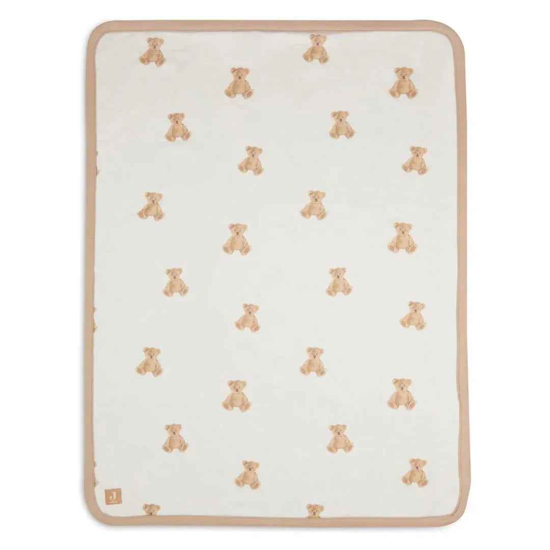 Jollein® Bombažna odejica Teddy Bear 75x100 Jollein