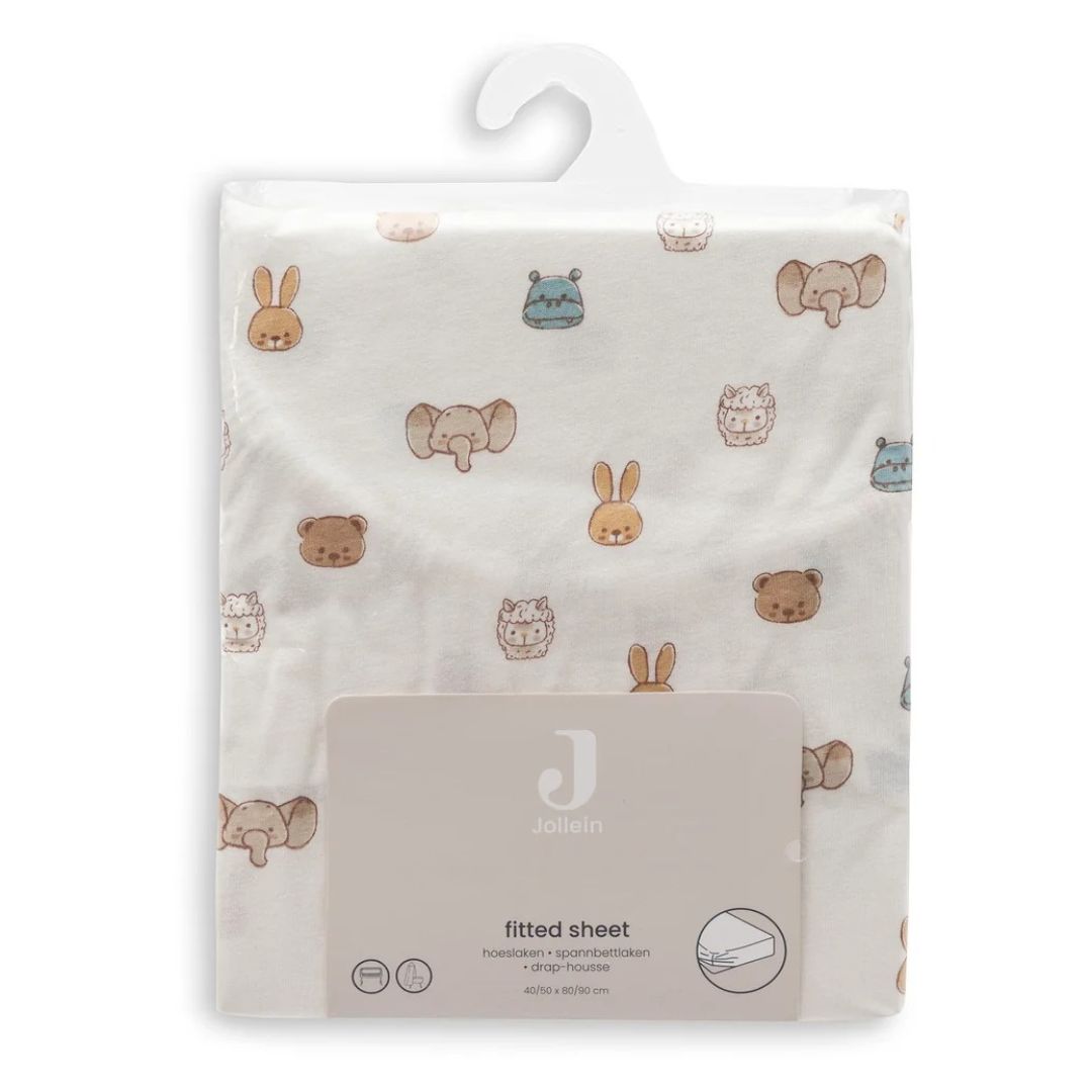 Jollein® Fitted Sheet 60x120cm Jollies – slika 4