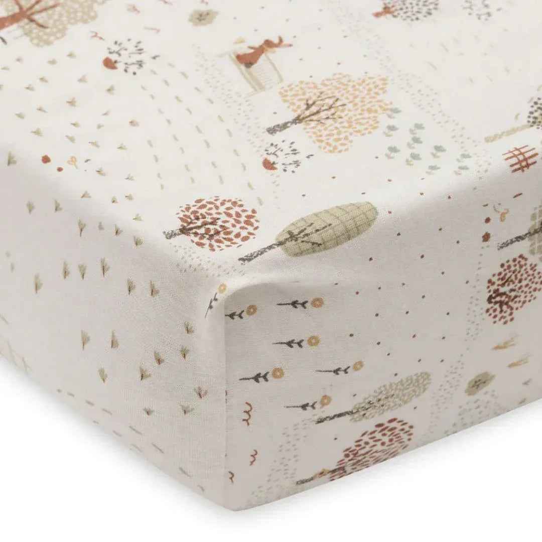 Jollein® Bombažna rjuha 60x120cm Tiny Park Jollein